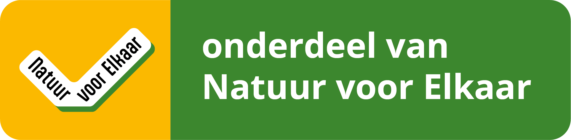 Onderdeel van Natuur voor Elkaar logo - groen