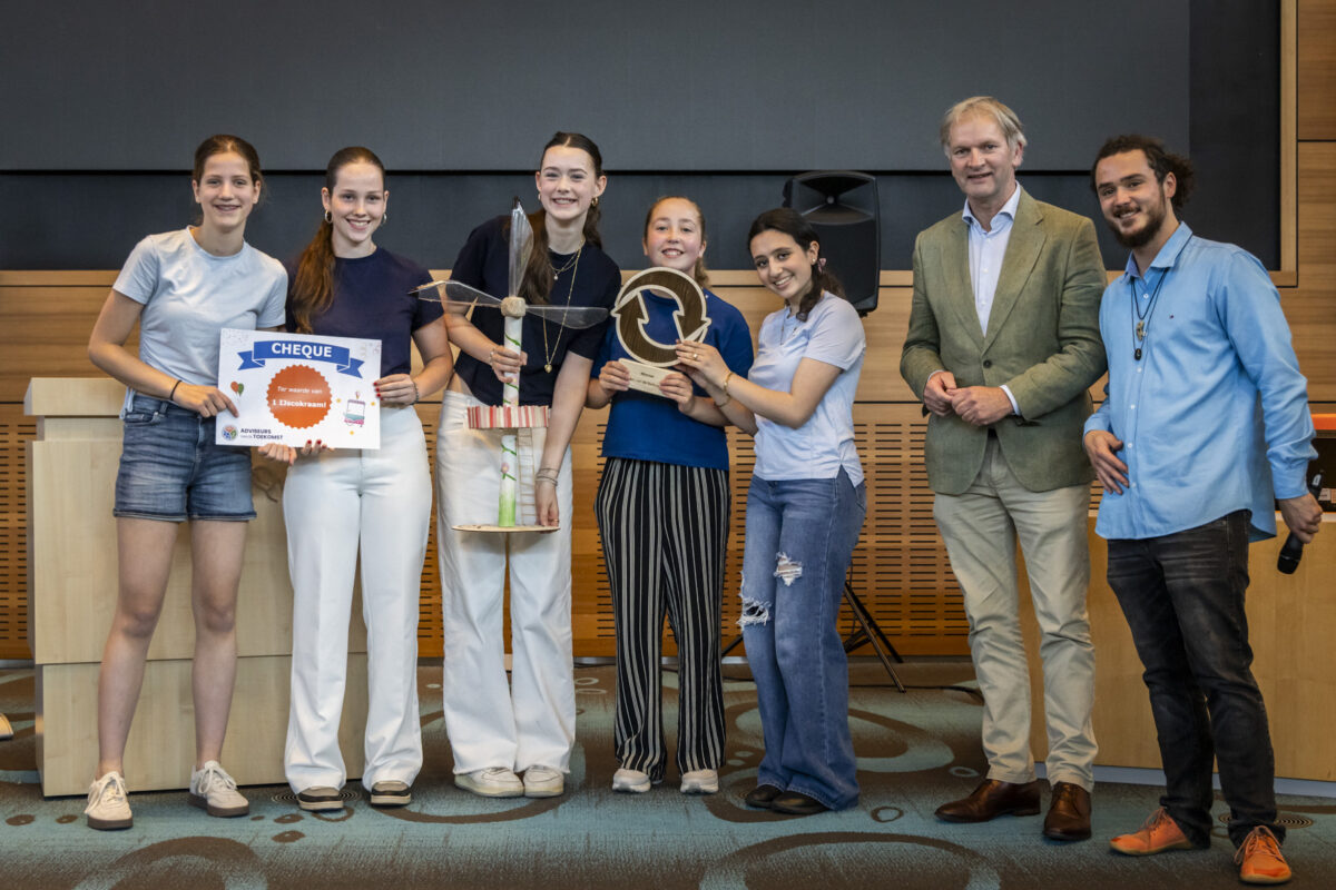 Leerlingen van het Bonhoeffer College ontwerpen prijswinnende windmolen